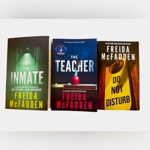 3 Book Bundle - Freida McFadden - Inmate Teacher Do Not Disturb (Housemaid) Set
